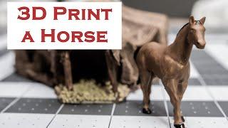 3D Print Horse Miniatures