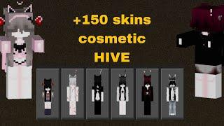 +150 skins cosmetic minecraft The HIVE