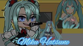 Реакция персонажей бесконечного лета на Мику из нашей вселенной (Miku Hatsune) |Gacha club|описание