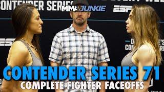 Dana White's Contender Series 71 Full Fight Card Faceoffs from Las Vegas