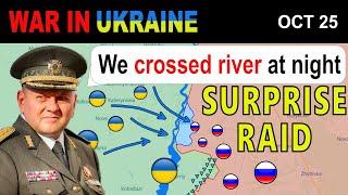 25 Oct: Russians Caught Off Guard. Ukrainians Secure Supply Lines and Thwarts Russian Attacks