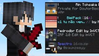 testando texturas de youtubers brasileiros no bedwars