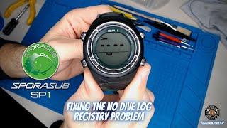 Sporasub SP1 ⌚ Fixing the no dive log registry problem | Life Underwater