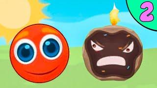 Несносный КРАСНЫЙ ШАР ГЛАЗАСТИК #2. Мультик Red Ball на Игрули TV