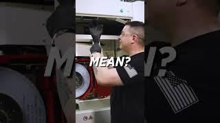 Machinist uses Aluminum Oxide Wheel to Grind INCONEL #shorts