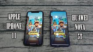 Apple iPhone 11 vs Huawei nova 5T | SpeedTest and Camera comparison