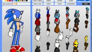 How to Make Sonic with Furry Dollmaker - Como Hacer a Sonic con Furry Dollmaker