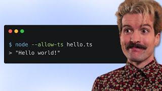 Node FINALLY Supports TypeScript