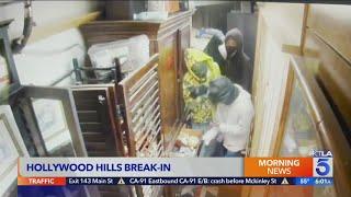 5 sought in Hollywood Hills break-in