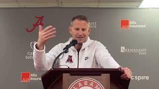 Alabama Head Coach Nate Oats Press Conference before season opener