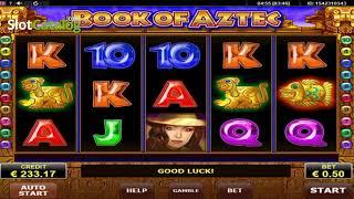 Book of Aztec slot from Amatic Industries - the 200 spins experience