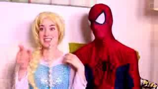 Spiderman & Pink Spidergirl Mermaid vs Maleficent & Joker w_ Frozen Elsa & Doctor! Funny Superheroes