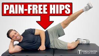 8 Simple Exercises For Stronger Hips - BEGINNER and INTERMEDIATE