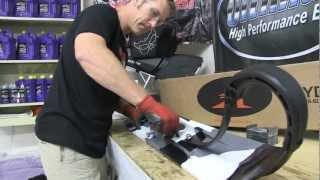 700 Ski Doo mod sled Ep #21 Sly Dog  Powder Hound ski install! PowerModz!