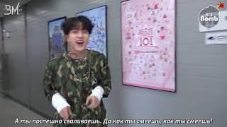 BTS reaction to Mic Drop рус.саб[RUS SUB][BANGTAN BOMB] Behind the stage of ‘MIC Drop’ @BTS DNA COME