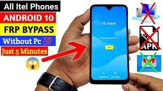 All itel Android 10 Frp Bypass | Google Account Unlock Without Pc 