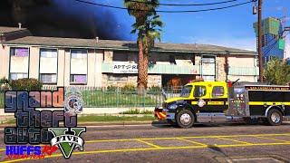 KUFFS LIVE! SAFD: Hot Night In Davis! | FiveM KUFFSrp GTA Roleplay Server (Fire Dept)