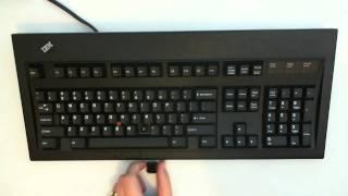 IBM Model M13 keyboard video review