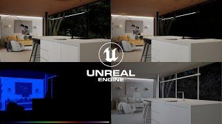 Balance Interiors Lighting in Unreal Engine 5.4.4 Part II | Using Emissive Materials as Fill Lights