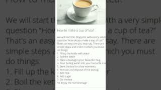 How to make a cup of tea || Knowledge BD⭐