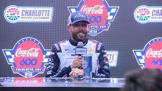 ROSS CHASTAIN LIKES BEER - AMONG THE THINGS HE TELLS MEDIA AFTER WINNING COKE 600 - POST RACE CHAT