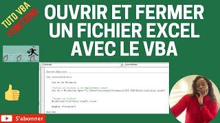 VBA : Ouvrir un fichier Excel avec un code VBA