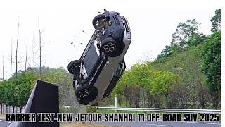 Did T1 Pass the Barrier Flying Test? New Jetour Shanhai T1 Off-Road SUV 2025