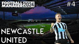 FM24 Newcastle United Let's Play: Champions League Battle & Premier League Dominance | Episode 4