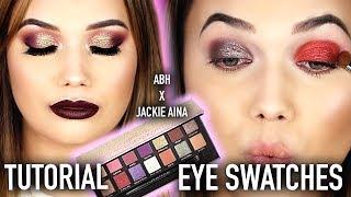 ABH x JACKIE AINA | TUTORIAL + EYE SWATCHES