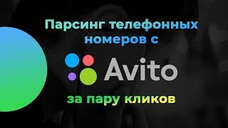 Парсинг телефонных номеров с Авито за пару кликов