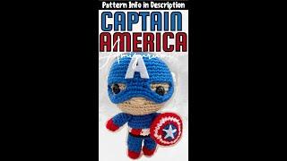 Captain America Amigurumi | YOU CAN MAKE IT!! For Confident Beginners [Superhero Series]