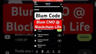 Blum CMO @ Blockchain Life | Blum code || blum code Blum CMO @ Blockchain Life #blum #blumcode