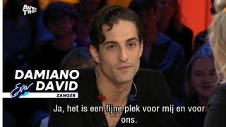 Damiano David interview for ©eva.avrotros Amsterdam 02/12/24