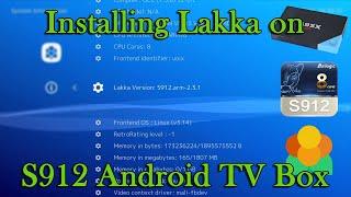 Installing Lakka on S912 Android TV Box