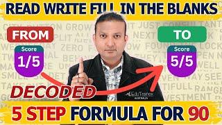 5 Step Formula for Reading Writing Fill in the Blanks | Edutrainex PTE