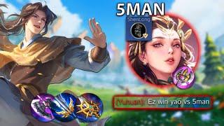 WINNING AGAINST A 5-MAN PARTY WITH YAO – BEST BUILD & ARCANA | HONOR OF KINGS