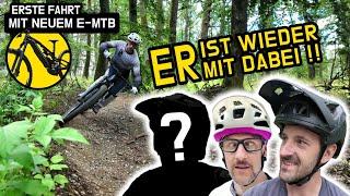 ER IST WIEDER MIT DABEI  Erste Fahrt mit NEUEM EMTB  Rockrider E-Feel 900s | Flowtrail Bad Endbach