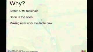 Linaro ARM toolchain development