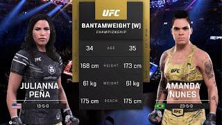 UFC 5 Fight Title: Julianna Peña vs Amanda Nunes – Bantamweight Championship Rematch