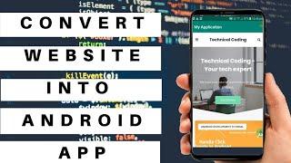 How to convert website into android app || Android studio tutorial - Part 1