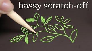 [ASMR]  Bassy Scratch-off Doodles | Scraping & Scratching Sounds (NO TALKING)