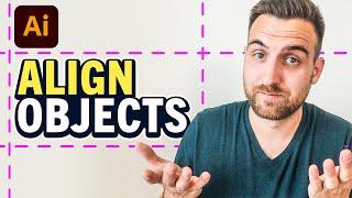 How to Align Objects & Distribute Evenly in Illustrator (Tutorial)