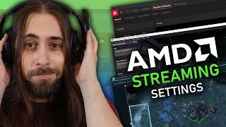 BEST AMD Settings for Streaming (2023) | AMD Adrenaline, OBS & Streamlabs