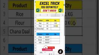 Excel Trick You Definitely Don't Know