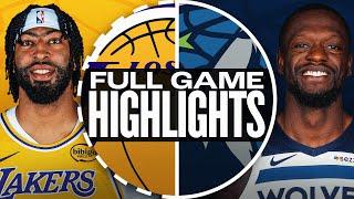 LAKERS at TIMBERWOLVES | FULL GAME HIGHLIGHTS | December 13, 2024