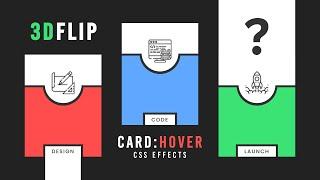 CSS Card Hover Effects | Html & CSS 3D Flip