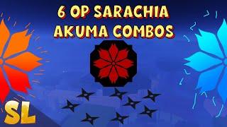 6 OP SARACHIA AKUMA COMBOS | Shindo Life| CowardCat