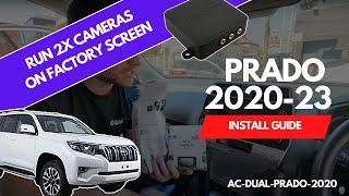 How to Run Two Cameras On Factory Toyota PRADO Screen | AutoChimp AC-DUAL-PRADO-2020