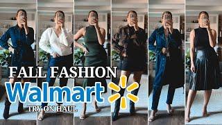 Walmart Fall Fashion Try-on Haul  Elevated Casual and Workwear Outfits #walmarthaul