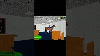 Horse Takes OVER the School in Baldi's Basics! - Baldi's basics decompiled mod #shorts #short #baldi